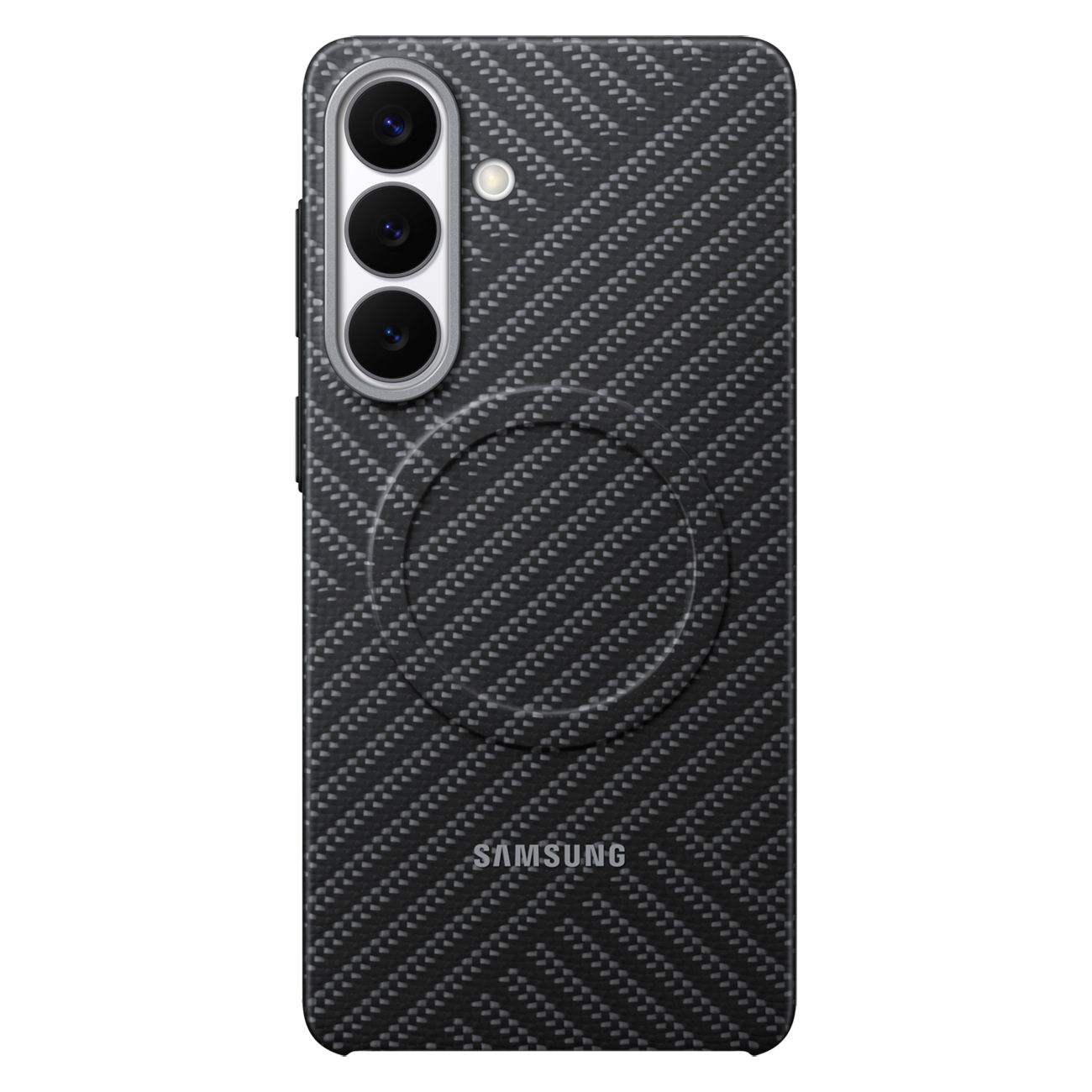 Samsung Carbon Magnet maciņš Samsung Galaxy S26+, saderīgs ar MagSafe – pelēks