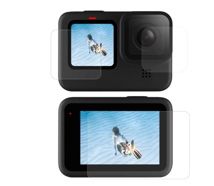 Ekrāna un lēcas rūdītais stikls Telesin GoPro Hero 9 / Hero 10 / Hero 11 / Hero 12 (GP-FLM-901)
