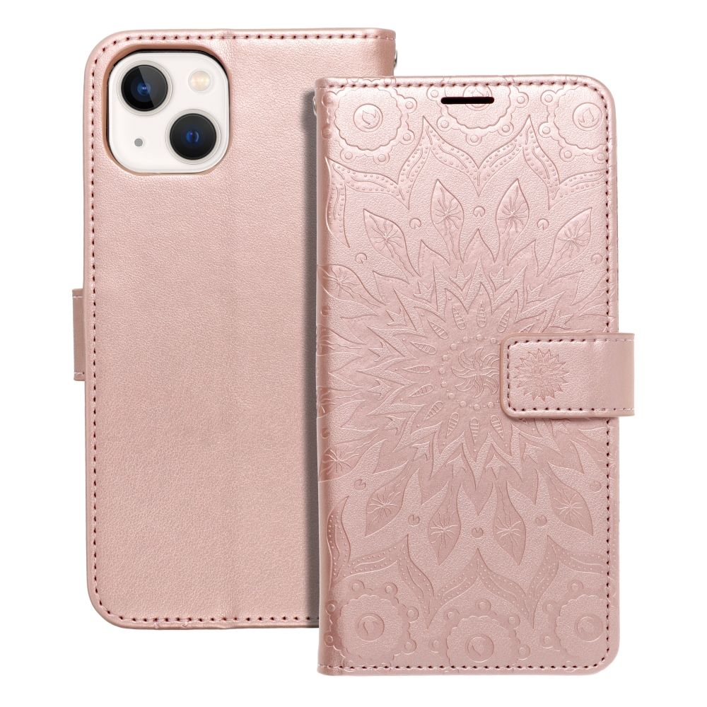 MEZZO Viedtālruņa apvalks IPHONE 13 mandala rozā zelts