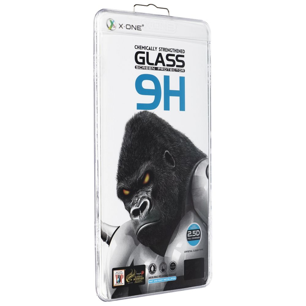 3D Pilns Pārklājums Rūdītais Stikls X-ONE - Samsung Galaxy S23 Ultra (apvalka draudzīgs) - darbojošais pirkstu nospiedumu sensors