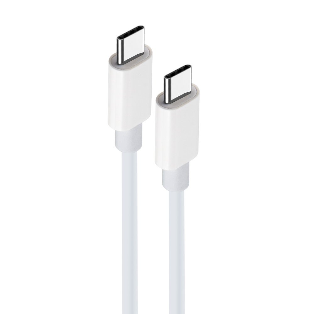 Maxlife MXUC-05 kabelis USB-C - USB-C 2,0 m 60W balts