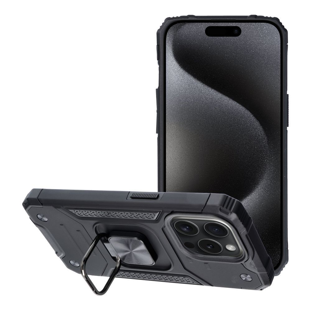 NITRO viedtālruņa apvalks IPHONE 15 Pro melns