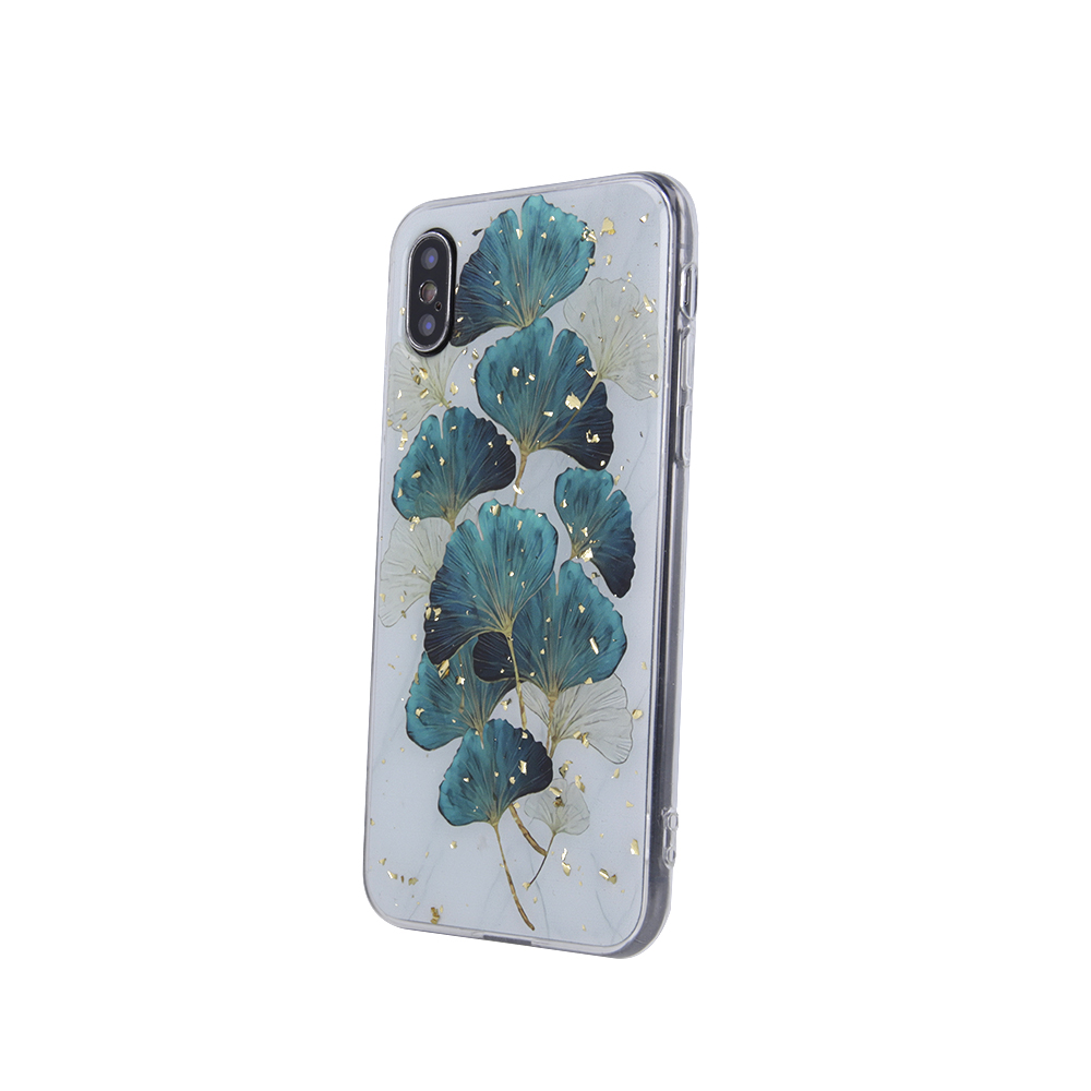 Zelta Glam viedtālruņa apvalks Samsung Galaxy S21 lapas