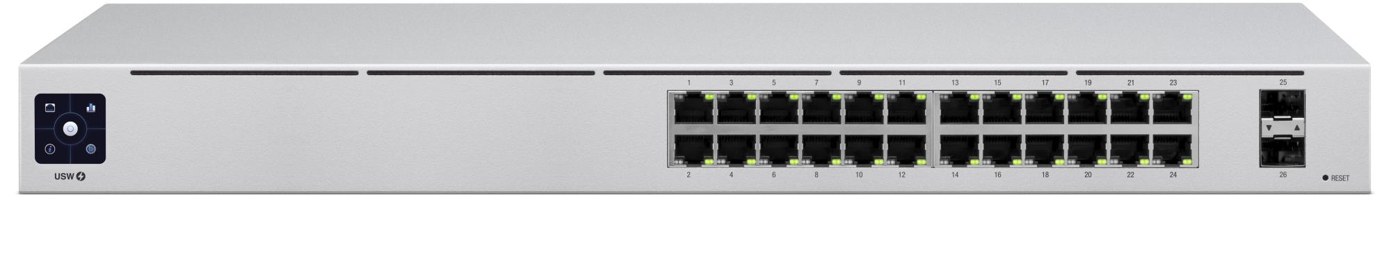 Komutators UBIQUITI USW-24 L2 24 porti