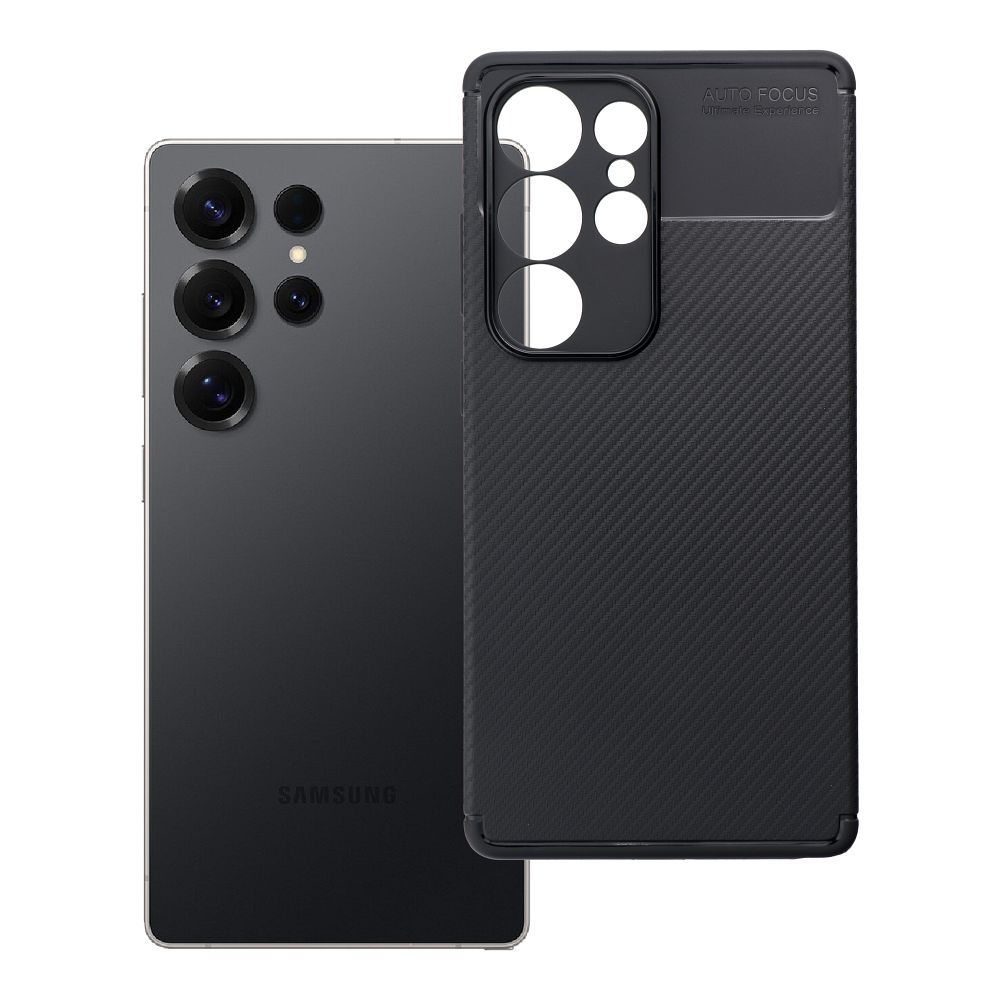 Viedtālruņa apvalks CARBON PREMIUM SAMSUNG S25 Ultra melns