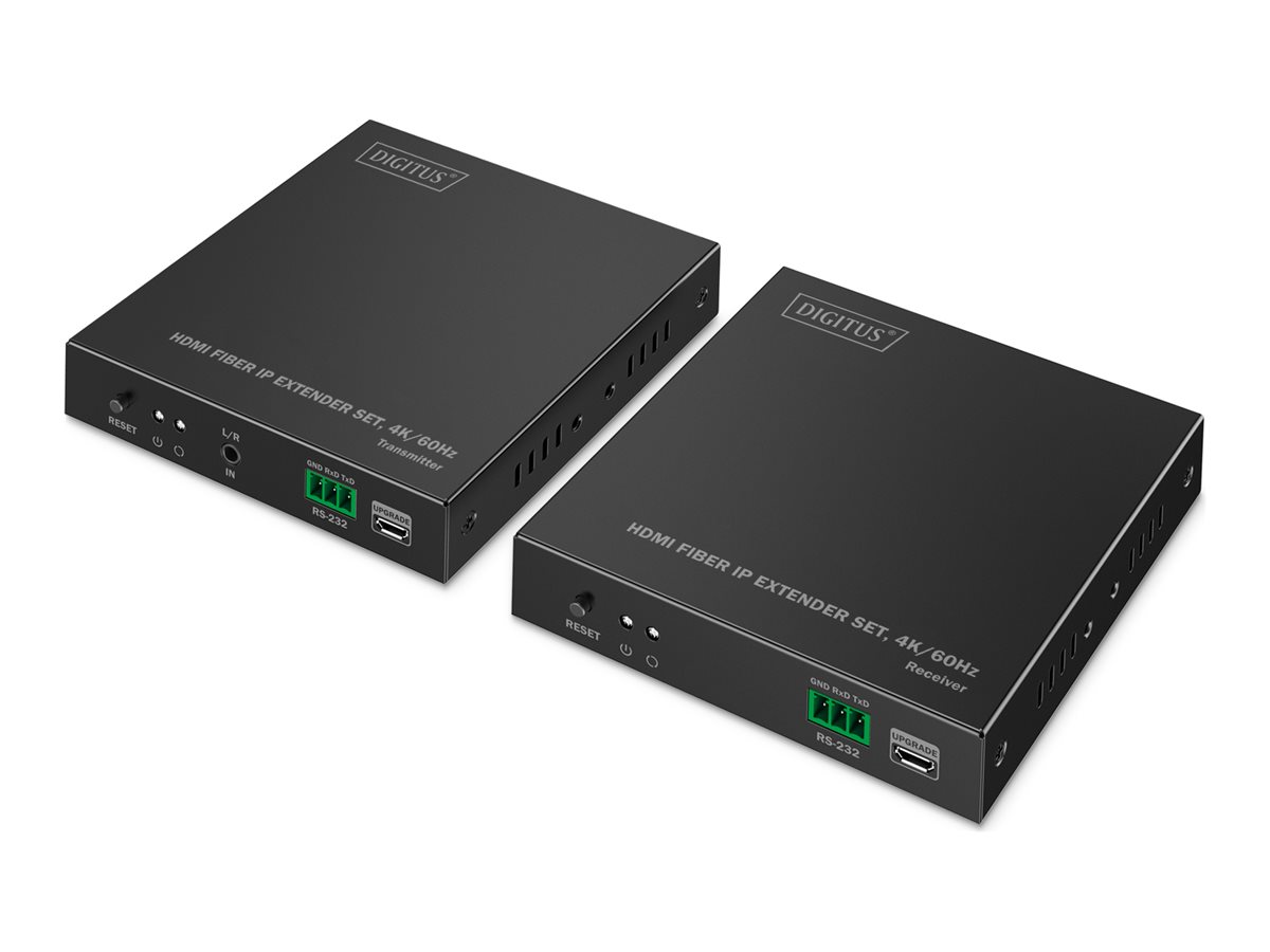 Digitus HDMI šķiedras paplašinātāja komplekts 4K/60Hz