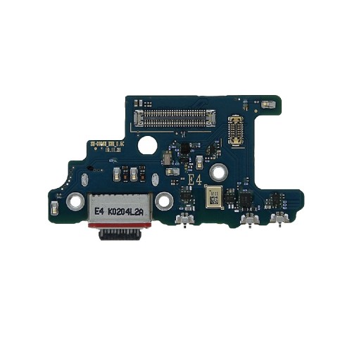 Charging Port Compatible With Samsung G985 S20 Plus with Flex / Plata OEM