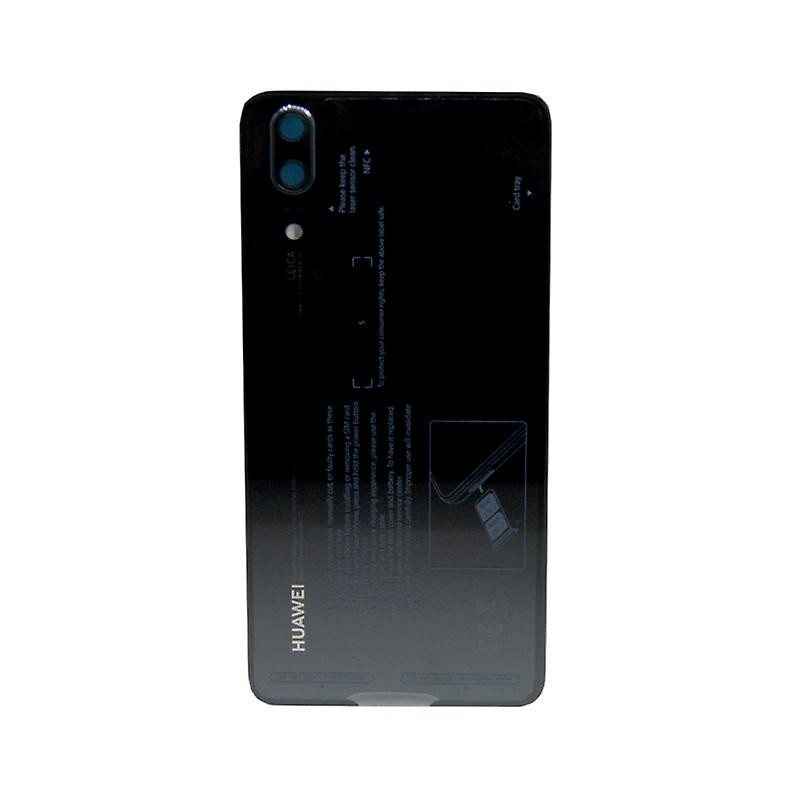 Aizmugurējais vāciņš Huawei P20 melns oriģināls (service pack)