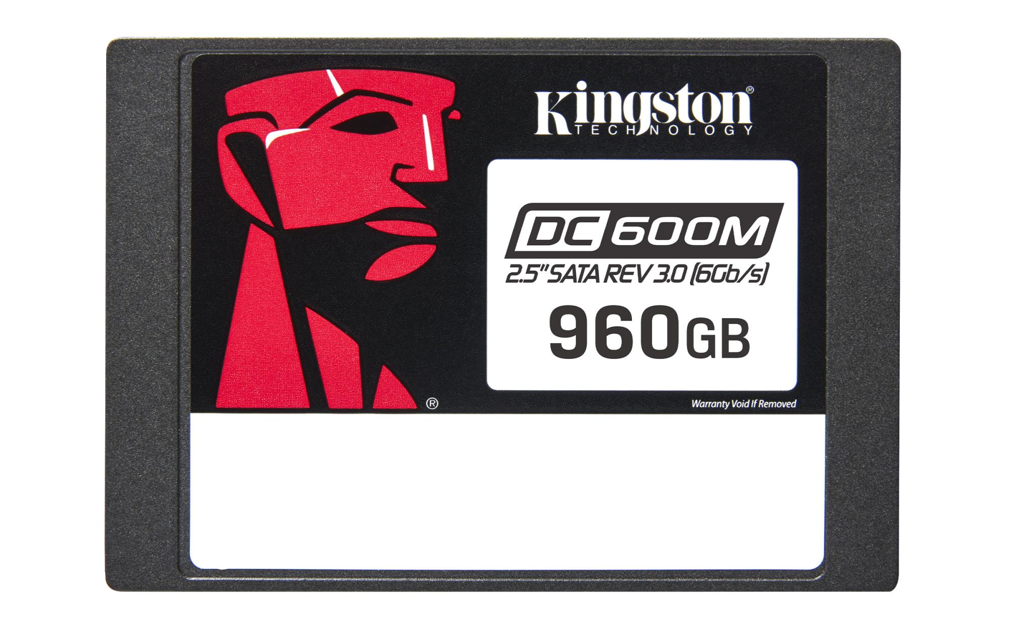 SSD disks KINGSTON DC600M 960GB SATA III 2.5" rakstīšana 530 MB/s lasīšana 560 MB/s