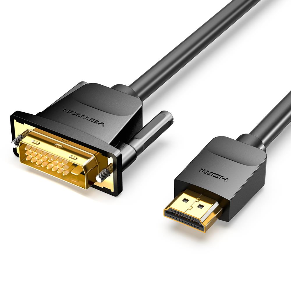 Vention ABFBH HDMI uz DVI kabelis 2m melns