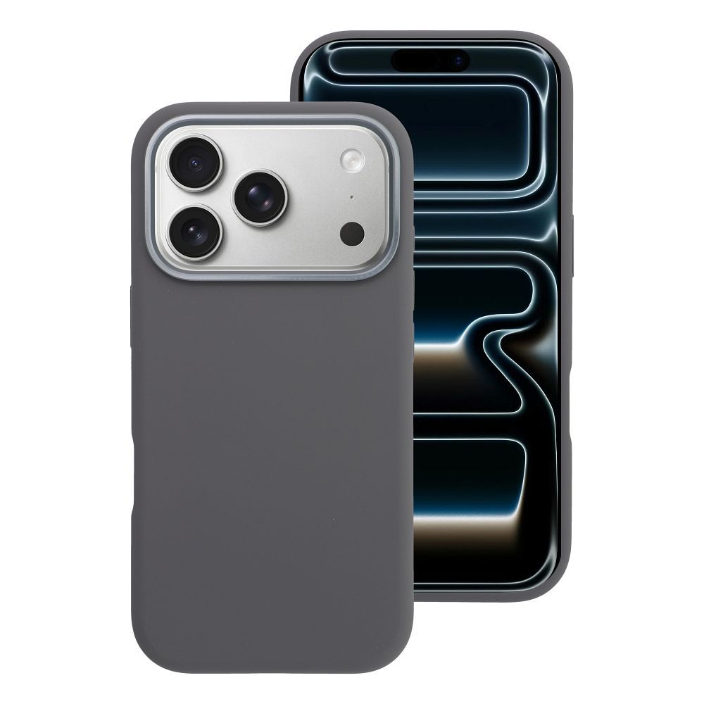 Maciņš telefonam iPhone 17 PRO MAX Forcell F-Protect Frame Premium saderīgs ar Magsafe pelēks