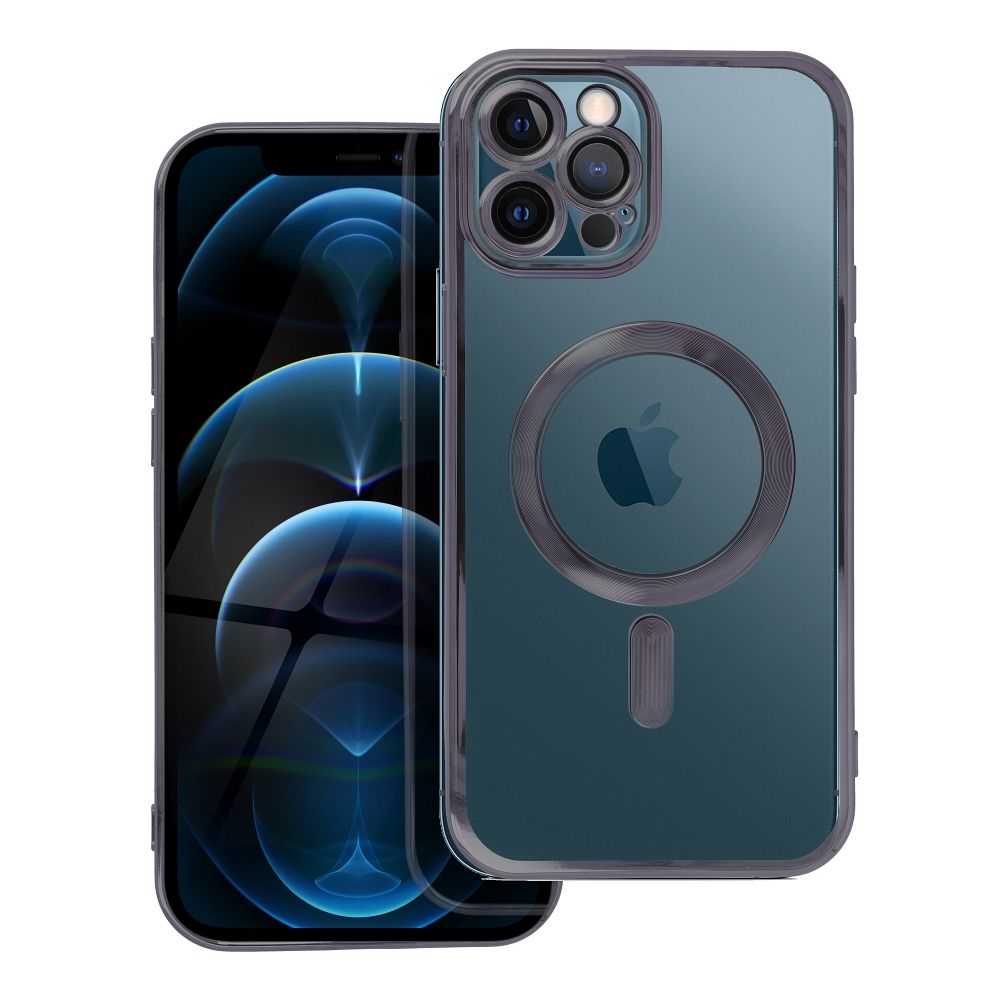 ELECTRO MAG COVER viedtālruņa apvalks IPHONE 12 Pro Max (m) ar MagSafe – melns