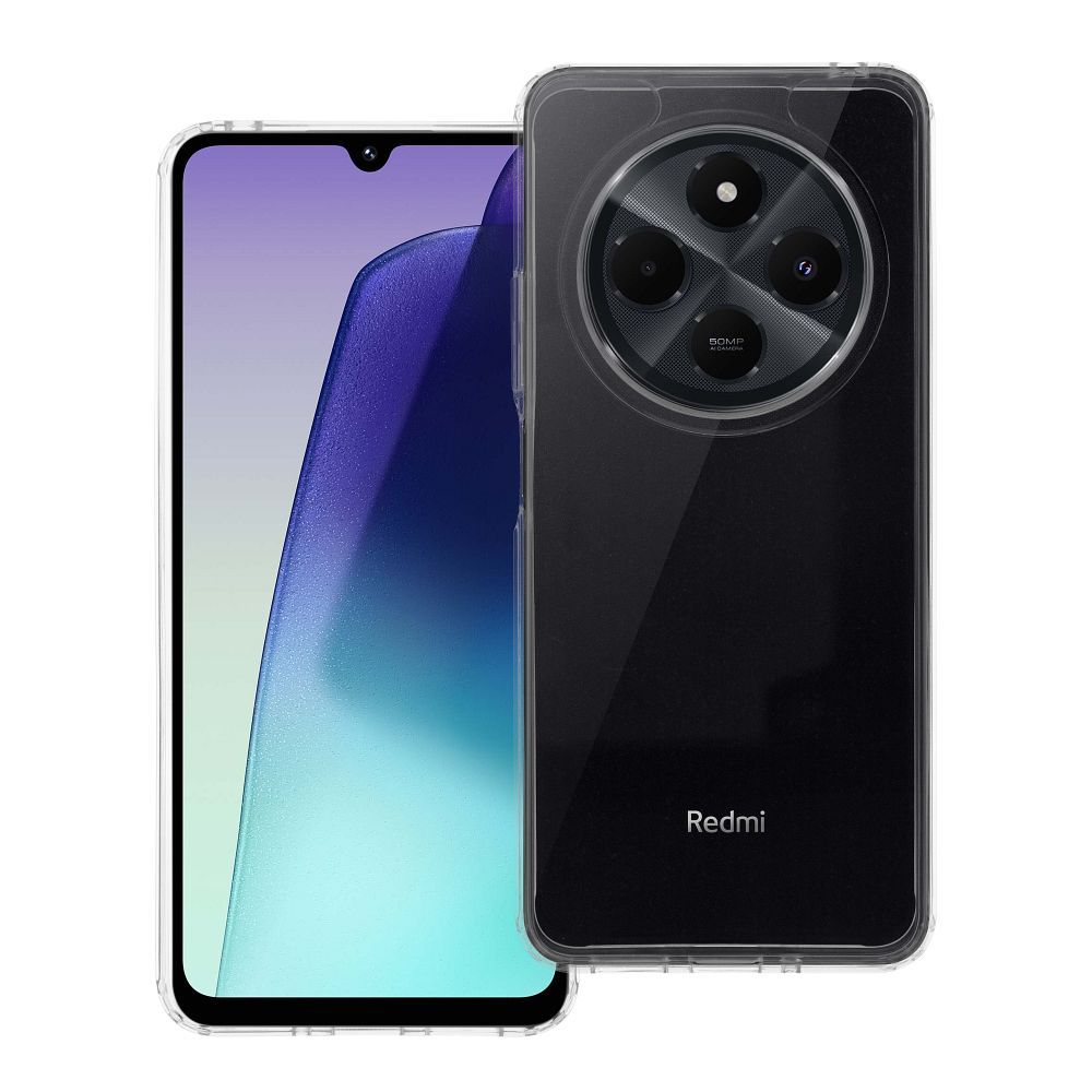 SUPER CLEAR HYBRID viedtālruņa apvalks XIAOMI Redmi 14c caurspīdīgs