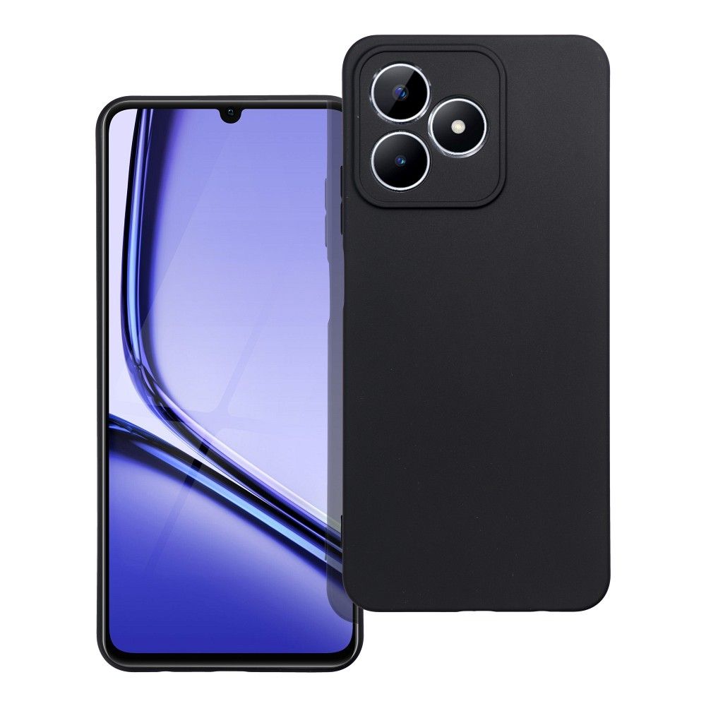 MATT viedtālruņa apvalks REALME NOTE 50 melna