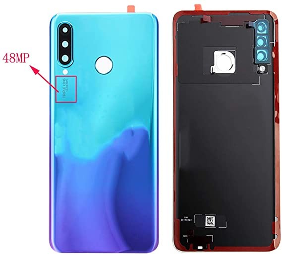 Aizmugurējais vāciņš Huawei P30 Lite/P30 Lite New Edition 2020 Peacock Blue oriģināls (lietots, Grade B)