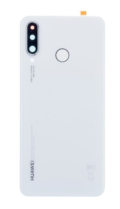 Aizmugurējais vāciņš Huawei P30 Lite/P30 Lite New Edition 2020 Pearl White 48MP oriģināls (lietots, Grade A)