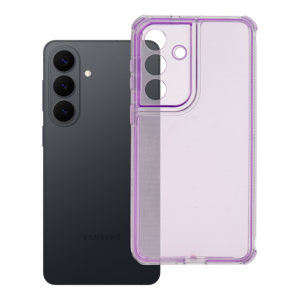 MATRIX CLEAR viedtālruņa apvalks SAMSUNG S26 Edge gaiši violets