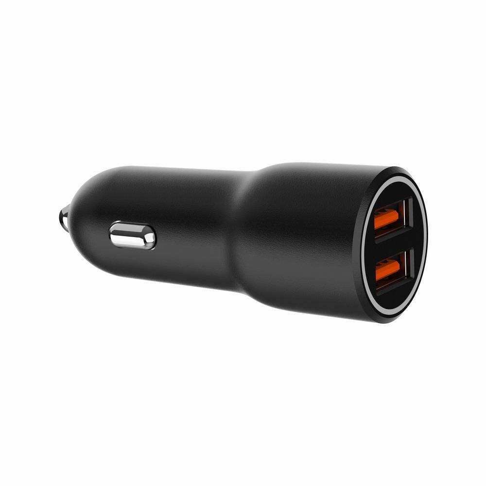 Gembird 2 portu USB automašīnas lādētājs TA-UC-A2QC36-CAR-01