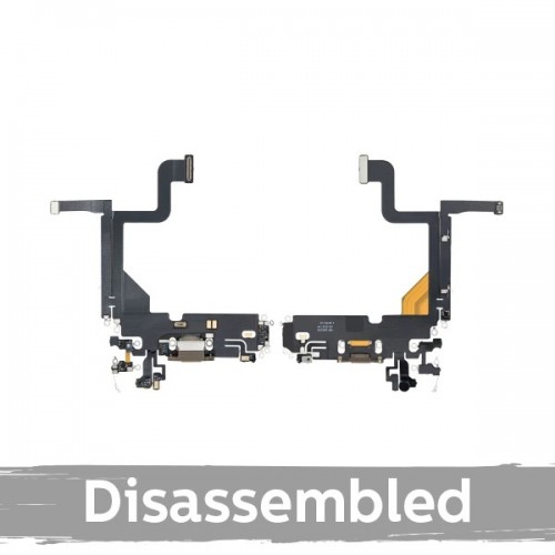 Uzlādes pieslēgvieta saderīga ar Apple iPhone 13 Pro ar šleifi / Graphite / 100% oriģināla (lietota)