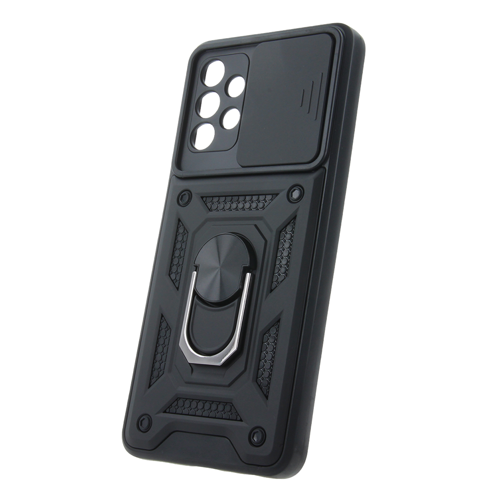 Defender Slide viedtālruņa apvalks Samsung Galaxy A52 4G / A52 5G / A52S 5G melns