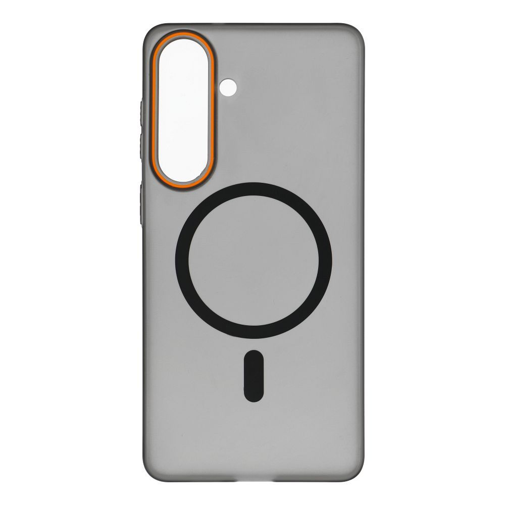 GO ORANGE macins saderigs ar MagSafe SAMSUNG S26 Edge melns