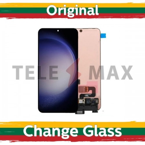 LCD Display Compatible With Samsung S916 S23 Plus Black (Renewed: Telemax) (NoFrame version)