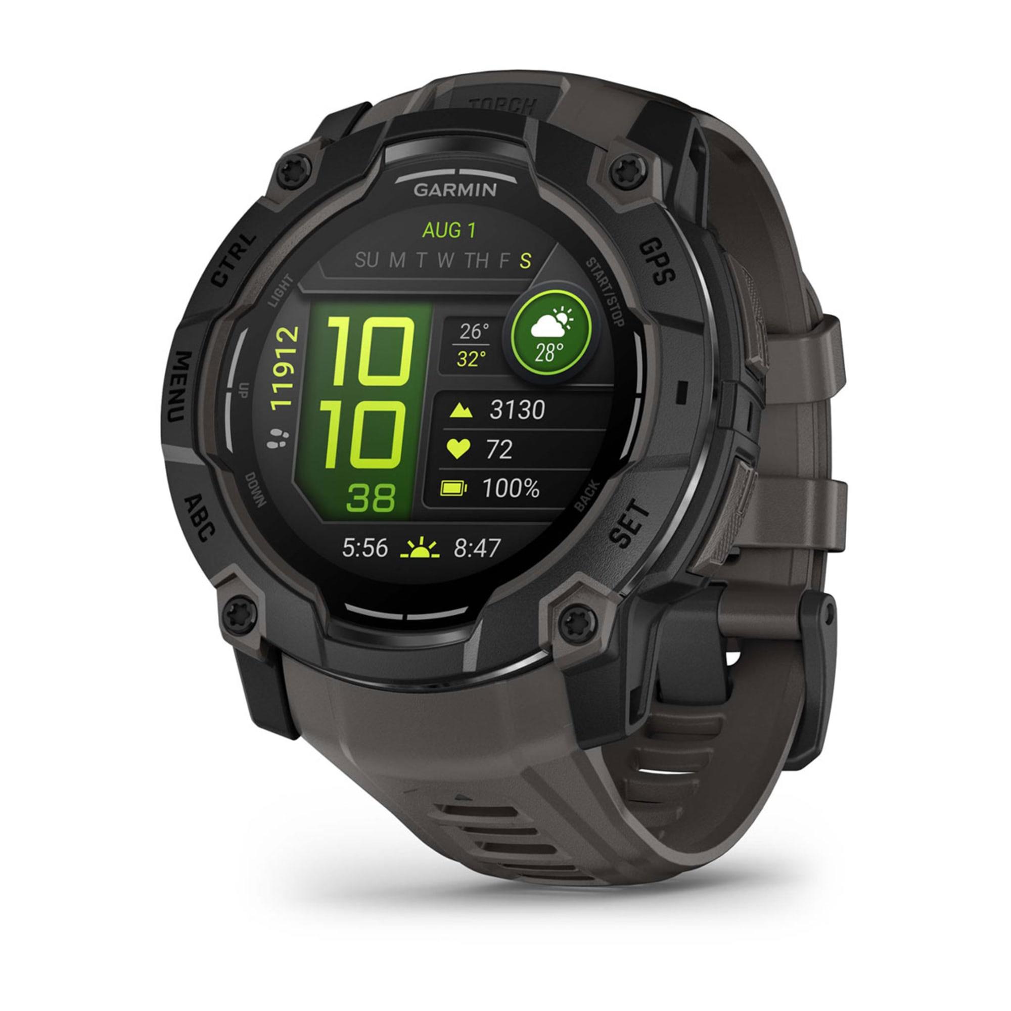Garmin Instinct 3 AMOLED viedpulkstenis melns/ogļu