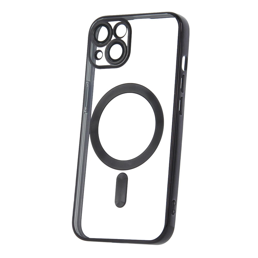 Color Chrome Magnētiskais viedtālruņa apvalks iPhone 13 6,1" melns
