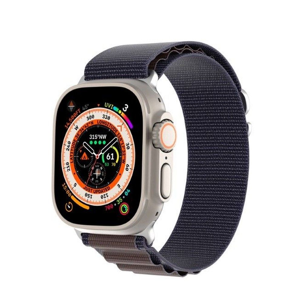 DUX DUCIS siksniņa GS neilona Apple Watch 42 / 44 / 45 / 49 mm indigo