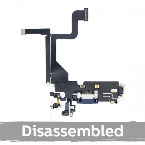 Uzlādes pieslēgvieta saderīga ar iPhone 13 Pro ar šleifi / zeltaina / (100% oriģināla / lietota)