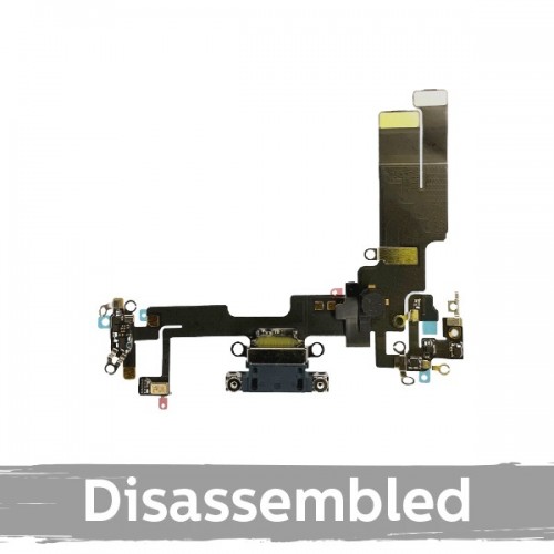 Uzlādes pieslēgvieta saderīga ar iPhone 14 ar šleifi / violeta / (100% oriģināla / lietota)