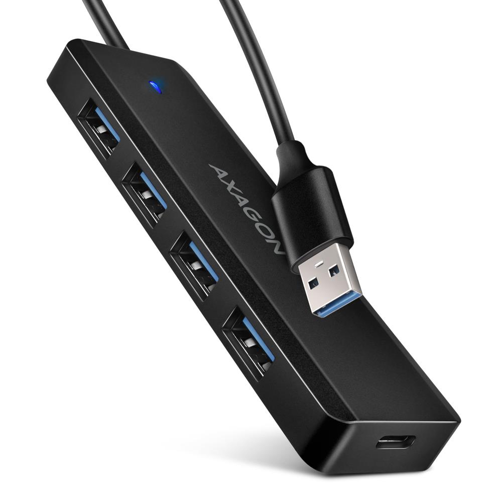 Axagon USB ceļojumu centrmezgls 0.19m HUE-C1A