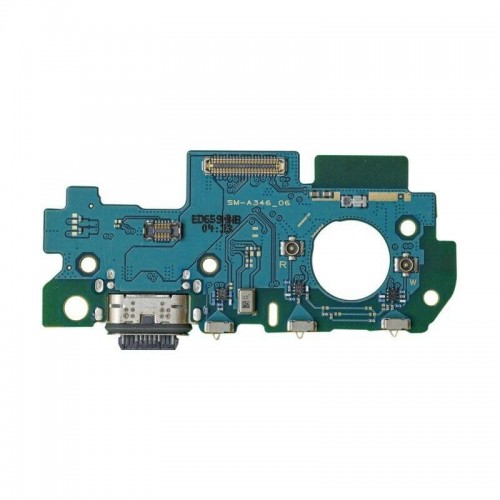 Uzlādes pieslēgvieta saderīga ar Samsung A346 A34 5G ar šleifi / Plata OEM