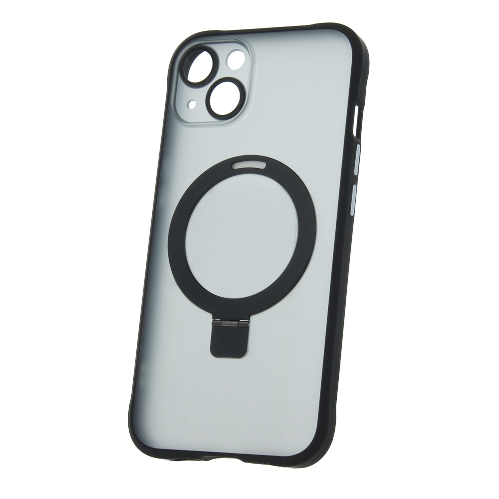 Mag Ring viedtālruņa apvalks iPhone 13 6,1" melns