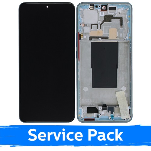 LCD displejs Xiaomi 12T (12T Pro) ar rāmīti / zils / (Service Pack)