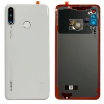 Aizmugurējais vāciņš Huawei P30 Lite/P30 Lite New Edition 2020 Pearl White 48MP oriģināls (lietots, Grade B)