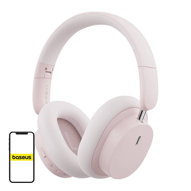 Bezvadu austiņas Baseus Bowie D05 Bluetooth 5.2 (zelta roze)