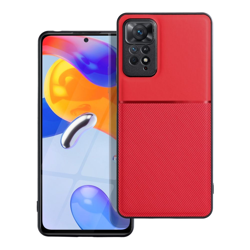 NOBLE viedtālruņa apvalks XIAOMI Redmi Note 11 Pro / 11 Pro 5G sarkans