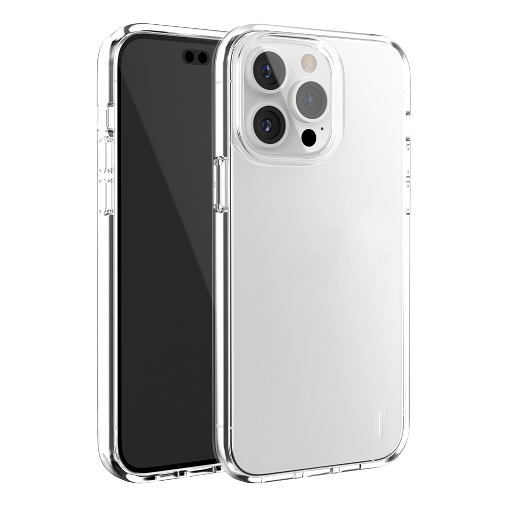 Ugly Rubber Pure viedtālruņa apvalks iPhone 14 Pro 6,1" caurspīdīgs