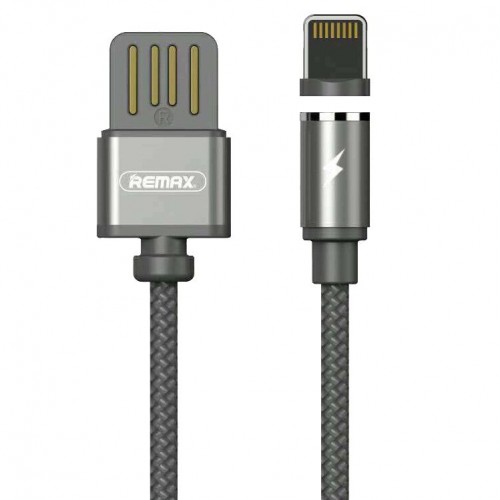 USB kabelis Remax RC-095i brūns Lightning 100cm (ar noņemamu magnētisko savienotāju)