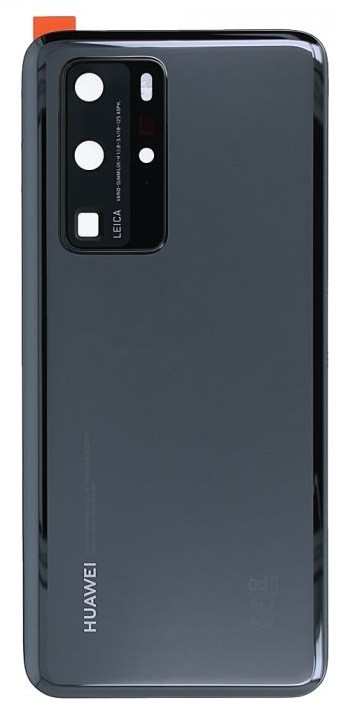 Aizmugurējais vāciņš Huawei P40 Pro melns oriģināls (lietots, Grade C)