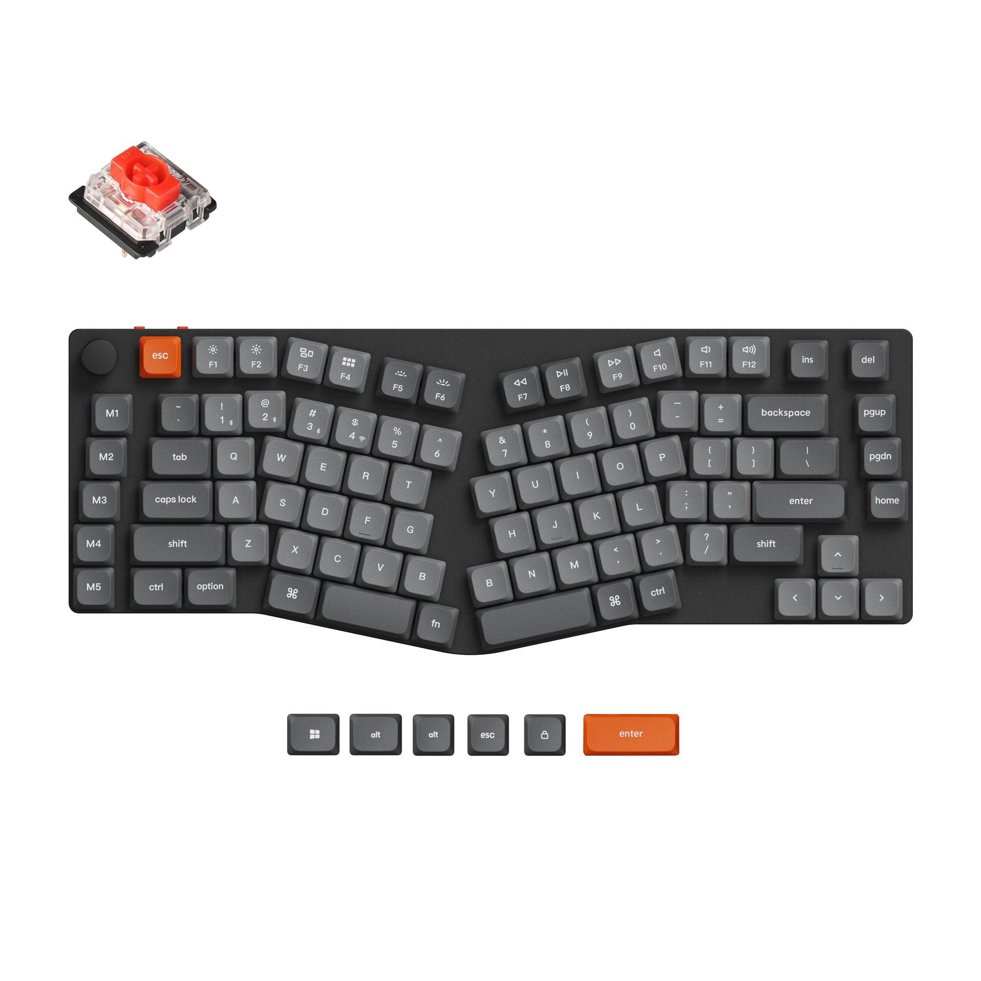 Bezvadu tastatūra KEYCHRON K15 Max melna