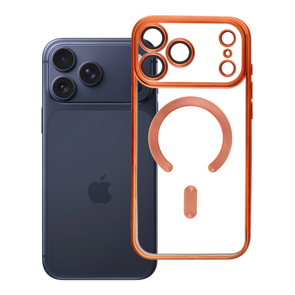 Maciņš iPhone 17 PRO MAX Electro Mag Cover saderīgs ar MagSafe oranžs