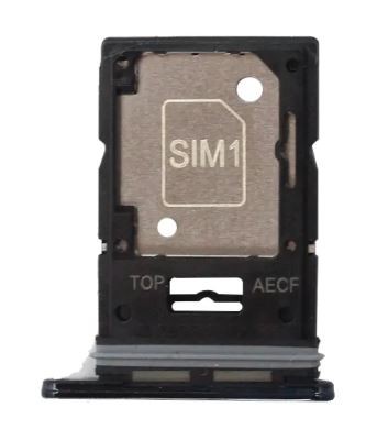 SIM kartes turētājs Samsung A536 A53 5G Awesome Black oriģināls (service pack)