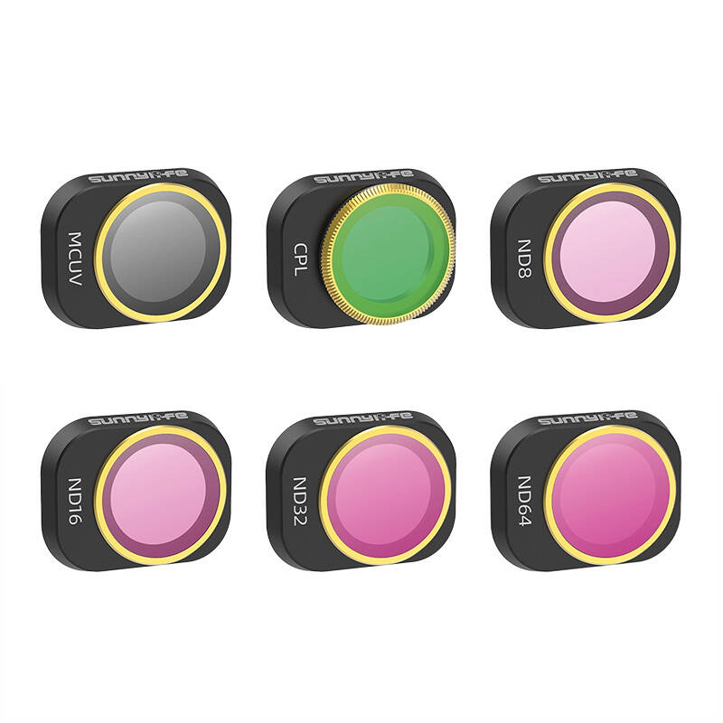 6 objektīva filtri MCUV, CPL, ND8/16/32/64 Sunnylife priekš DJI MINI 4 PRO