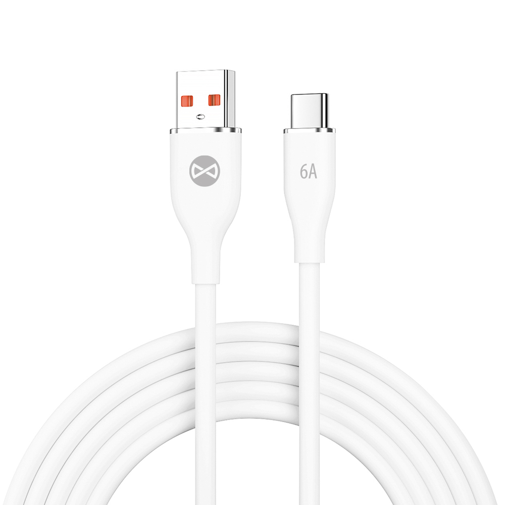 Forever cable USB - USB-C 1,0 m 6A white
