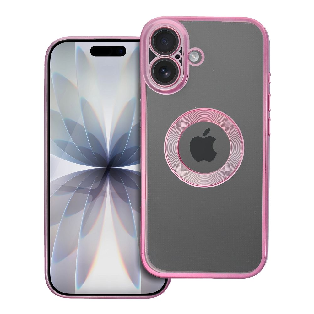 Viedtālruņa apvalks GLAM IPHONE 17 rozā