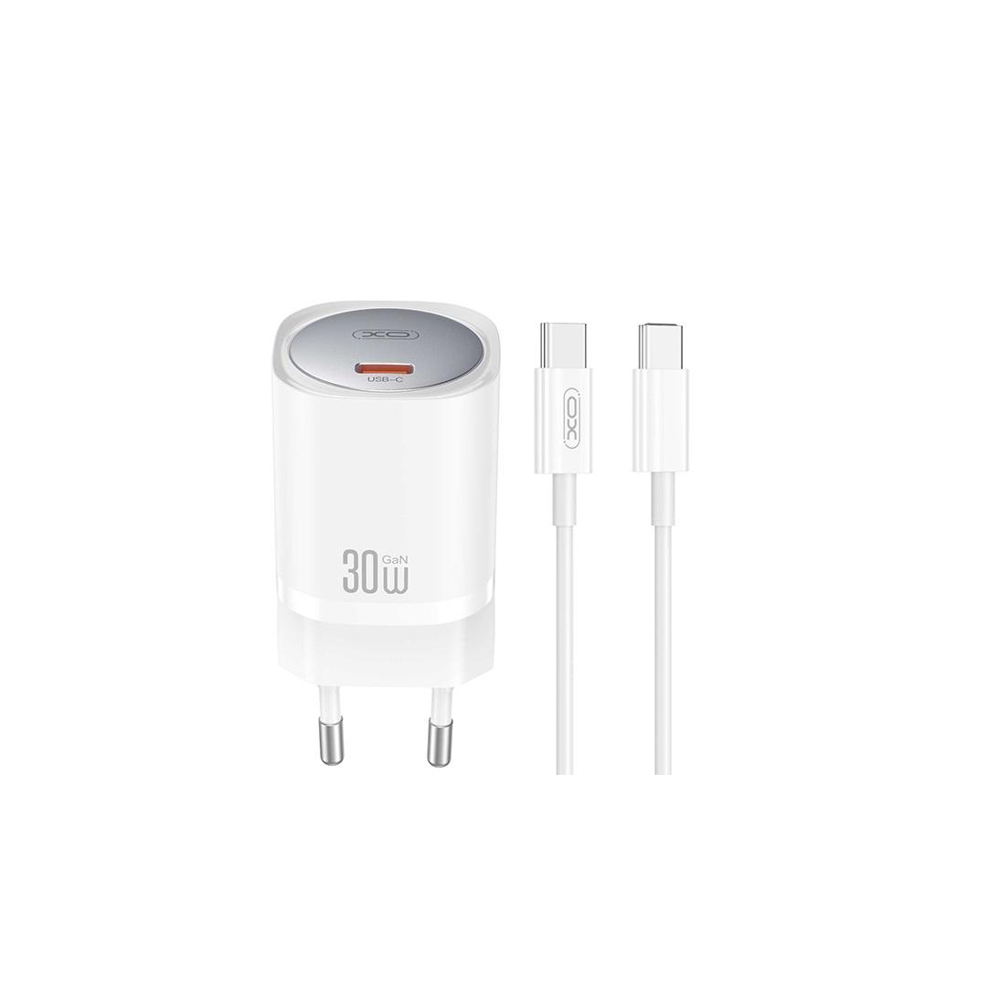 XO wall charger CE20 PD 30W 1x USB-C white