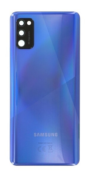 Aizmugurējais vāciņš Samsung A415 A41 2020 Prism Crush Blue oriģināls (lietots, Grade C)