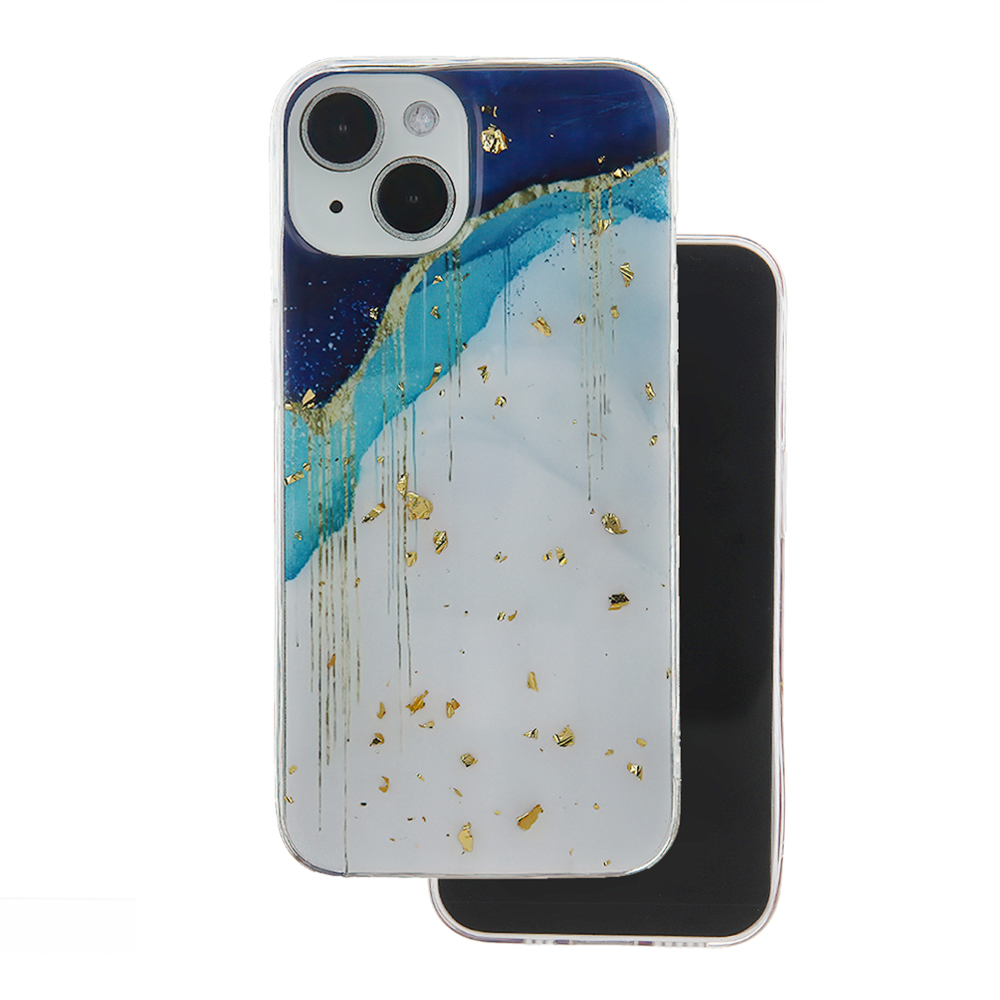 Gold Glam viedtālruņa apvalks iPhone 13 Pro 6,1" leduskalns